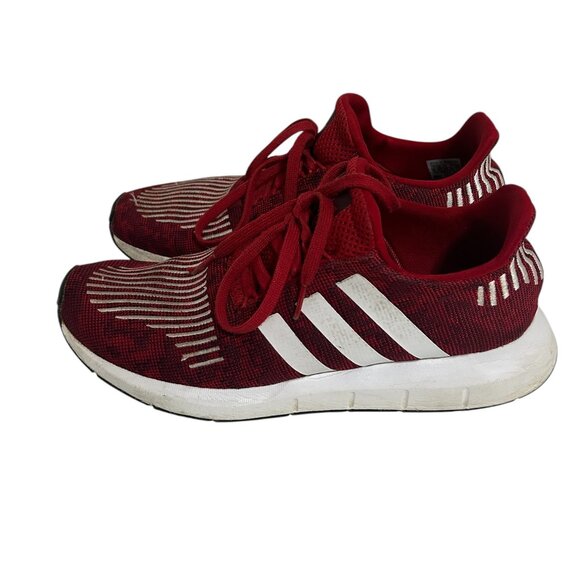 Adidas Shoes Swift Run Mens Size 9 1/2 Red/White Running Shoe EF5440 - Picture 2 of 9